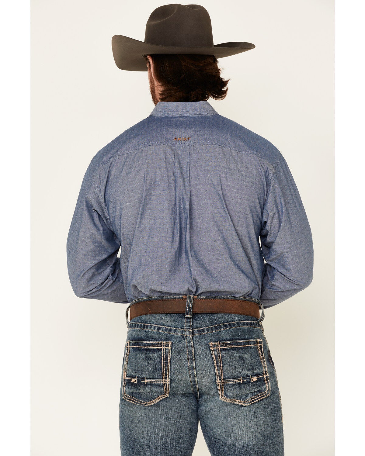 Image #4 - Ariat Men's Thomas Small Diamond Geo Print Long Sleeve Western Shirt, , hi-res
