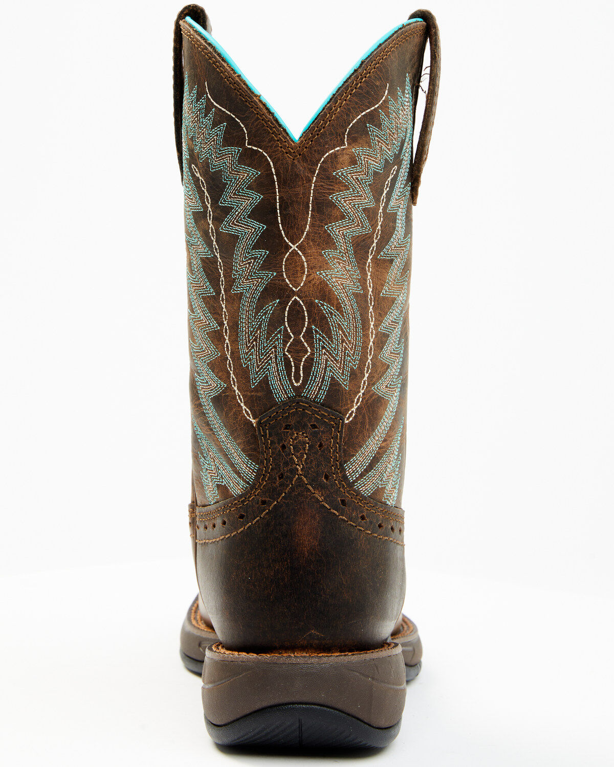 Image #5 - Shyanne Women's Drifting Western Work Boots - Composite Toe, Brown, hi-res