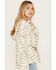 Cleo + Wolf Women's Space-Dye Baja Hoodie, Cream, hi-res