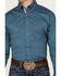 Image #3 - George Strait by Wrangler Men's Solid Long Sleeve Button-Down Stretch Western Shirt, Teal, hi-res