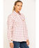 Image #3 - Wrangler Women's Pink FR Plaid Shirt, , hi-res