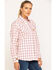 Image #3 - Wrangler Women's Pink FR Plaid Shirt , , hi-res