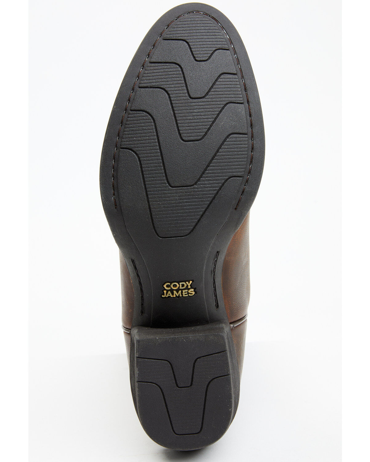Image #7 - Cody James Men's Larsen Performance Western Boots - Round Toe, Coffee, hi-res