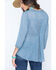 Image #3 - Ryan Michael Women's Embroidered Cupra Rayon Top, Navy, hi-res