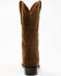 Image #5 - El Dorado Men's Bay Western Boots - Square Toe, Brown, hi-res