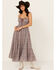 Image #1 - Free People Women's Going Steady Striped Print Midi Dress, , hi-res