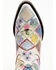 Image #6 - Yippee Ki Yay by Old Gringo Women's Heirloom Short Embroidered Patchwork Booties - Round Toe, White, hi-res