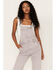 Image #2 - Cleo + Wolf Women's High Rise Wide Denim Overalls, , hi-res