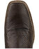 Dan Post Men's Exotic Snake Skin Western Boots - Square Toe, Brown, hi-res