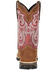 Image #4 - Durango Women's Red Western Boots - Square Toe, Brown, hi-res