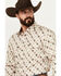 Image #2 - Panhandle Men's Select Medallion Print Long Sleeve Snap Western Shirt, , hi-res