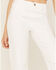 Image #2 - Unpublished Denim Women's Front Seam Straight Jeans, White, hi-res