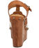 Image #5 - Dingo Women's Cosmo Wooden Wedge Sandals, Brown, hi-res