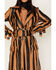 Image #3 - DANCASSAB Women's Diana Zebra Stripe Leather Coat, Tan, hi-res