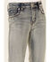 Image #2 - Silver Little Girls' Tammy Bleach Wash Bootcut Jeans, Blue, hi-res