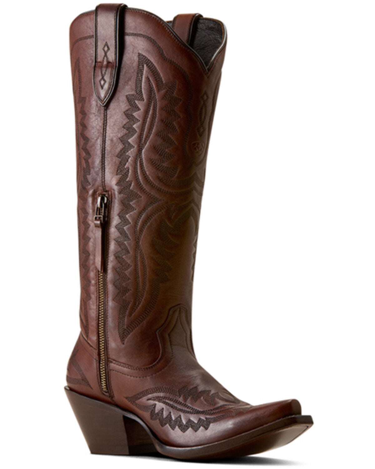 Image #1 - Ariat Women's Casanova Tall Western Boots - Snip Toe, Brown, hi-res