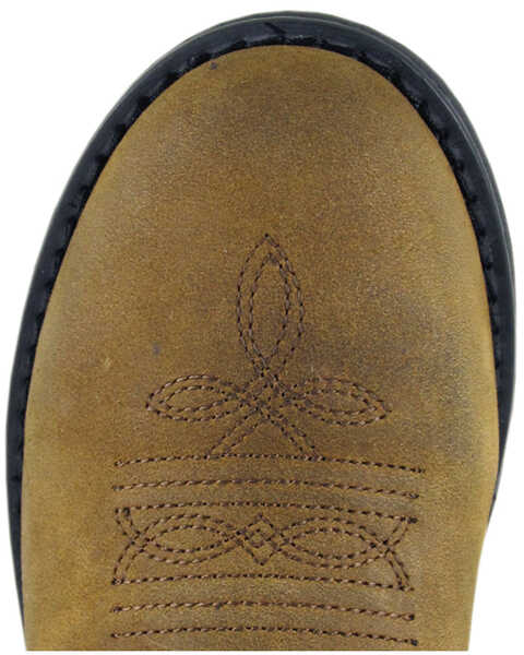 Image #2 - Smoky Mountain Boys' Buffalo Wellington Western Boots - Round Toe, Brown, hi-res
