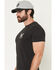 Image #3 - Brixton Men's Berrick Short Sleeve Graphic T-Shirt, Black, hi-res