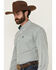 Image #2 - Cinch Men's Geo Print Long Sleeve Button-Down Western Shirt - Big, White, hi-res
