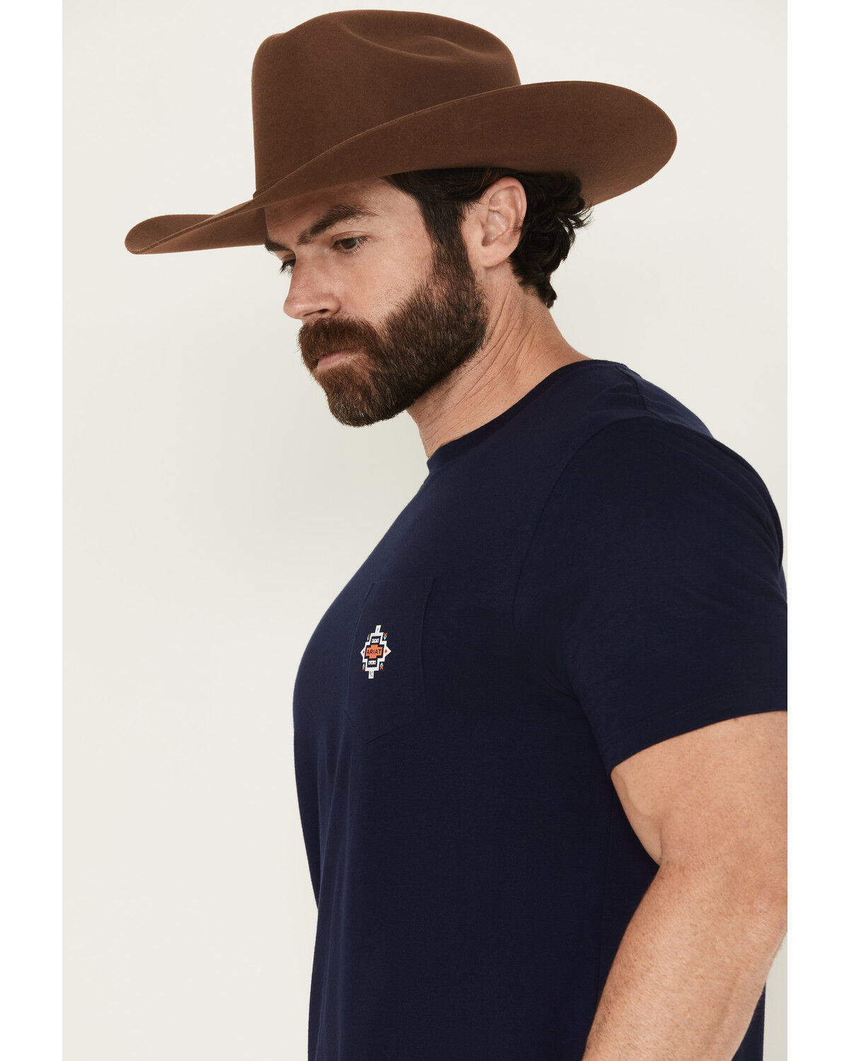 Product Name:  Ariat Men's Southwestern Pocket Short Sleeve Graphic T-Shirt