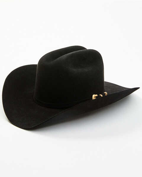 Image #1 - Larry Mahan Black Opulento 30X Fur Felt Cowboy Hat, , hi-res