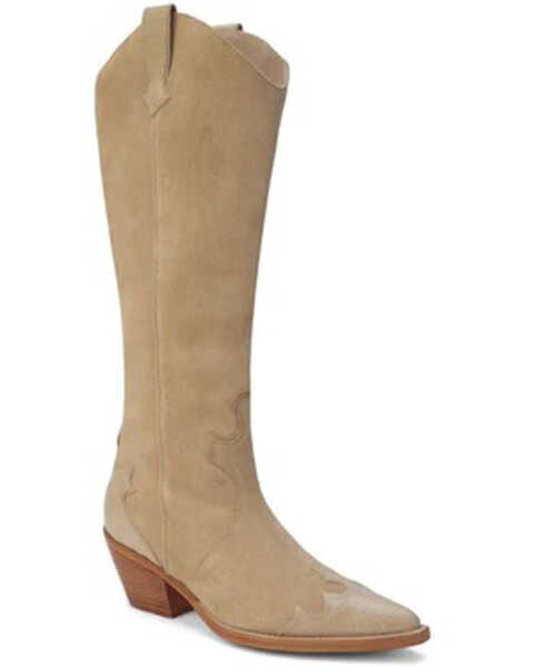 Coconuts by Matisse Women's Belmont Tall Western Boots - Snip Toe , Natural, hi-res
