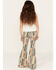 Image #3 - Rock & Roll Denim Girls' Southwestern Print Bargain Bell Flare Jeans, Tan, hi-res