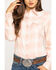 Image #4 - Wrangler Women's Boot Barn Exclusive Plaid Flannel Shirt, , hi-res