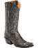 Lucchese Handcrafted 1883 Sierra Lasercut Inlay Western Boots - Snip Toe, Black, hi-res