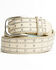 Image #1 - Shyanne Women's Cream Studded Western Belt, , hi-res