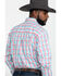 Image #5 - George Strait by Wrangler Men's Red Small Plaid Poplin Long Sleeve Western Shirt , , hi-res