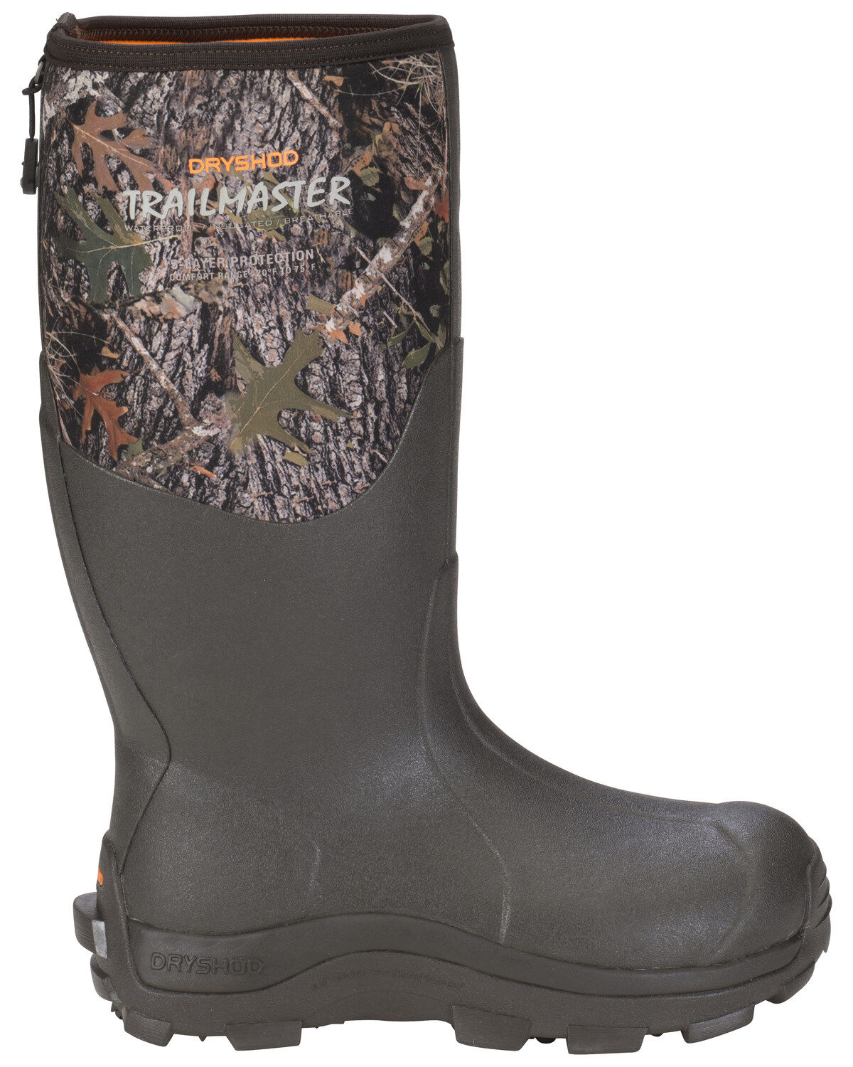 Image #2 - Dryshod Men's Camo Trailmaster Hunting Boots - Soft Toe, Camouflage, hi-res
