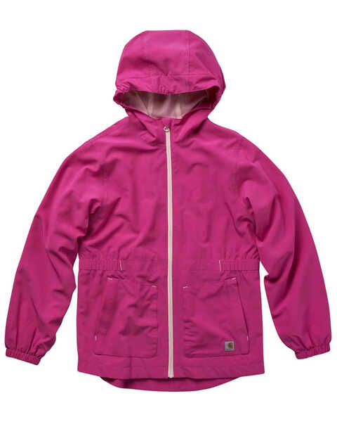 Carhartt Girls' Rugged Flex Ripstop Jacket, Dark Pink, hi-res