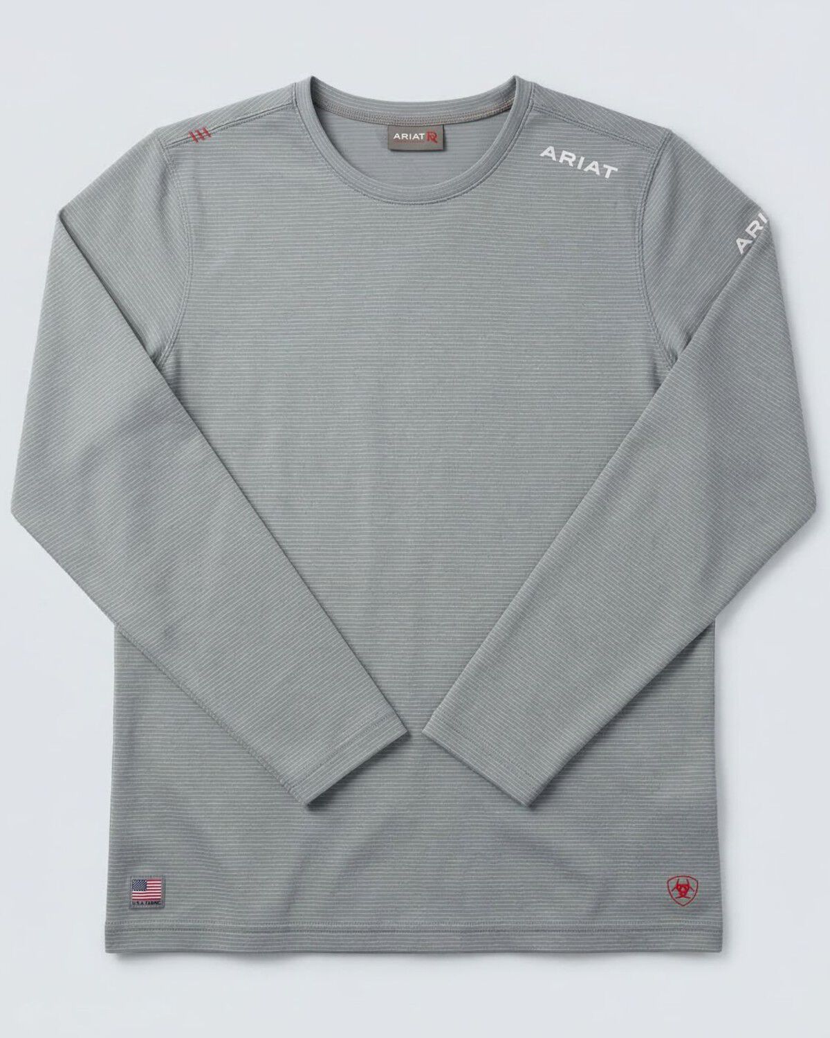 Ariat Women's FR Baselayer Long Sleeve Work Shirt, Silver, hi-res