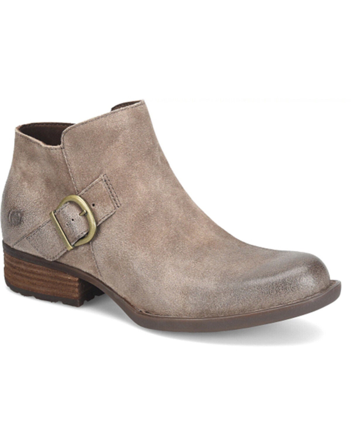 Image #1 - Born Women's Kace Booties - Round Toe, Taupe, hi-res