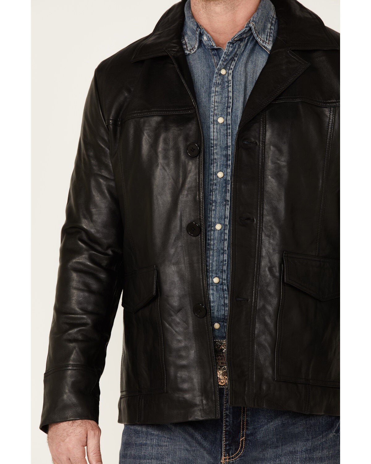 Leather Car Coat Jacket | Boot Barn