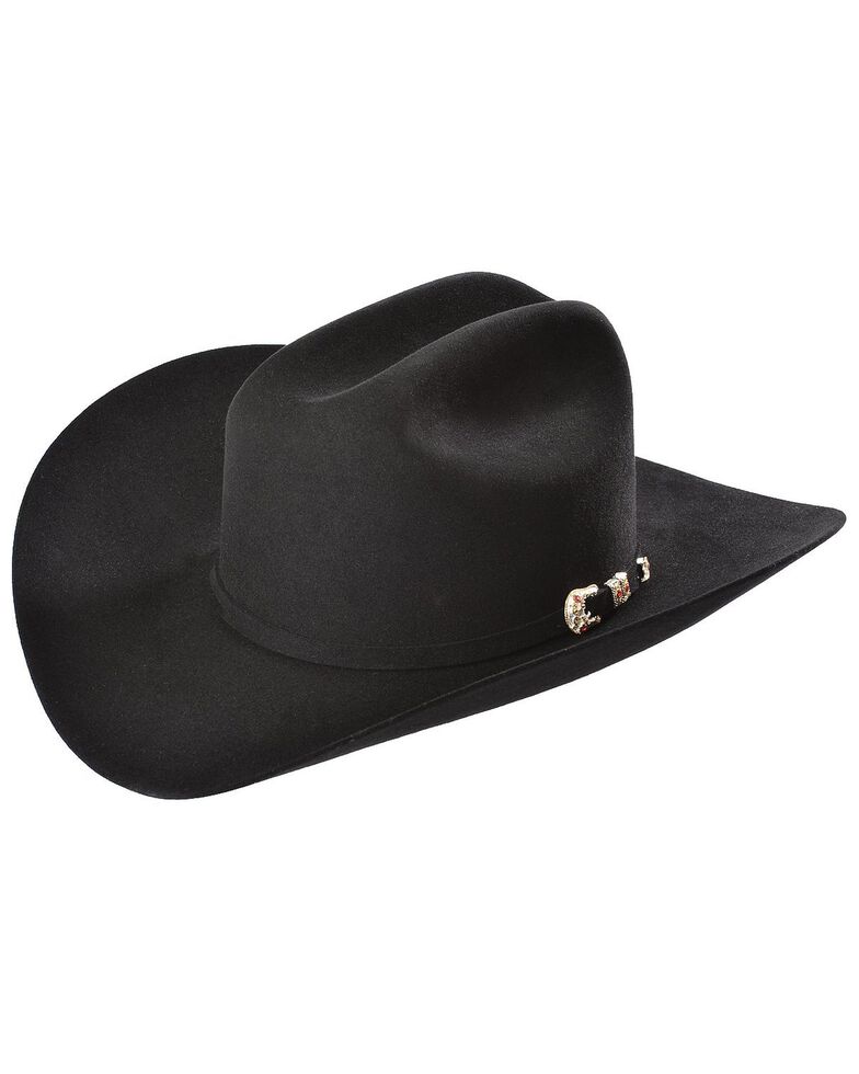 Larry Mahan 10X Tucson Fur Felt Cowboy Hat, Black, hi-res
