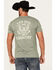 Image #4 - Kick Brass Men's For God and Country Short Sleeve Graphic T-Shirt, Heather Grey, hi-res