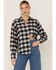 Levi's Women's Emily Plaid Long Sleeve Casual Shirt, Black, hi-res