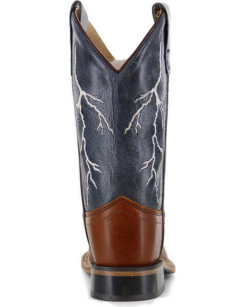 Image #7 - Cody James® Boys' Lightening Western Boots, Brown, hi-res