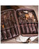 STS Ranchwear by Carroll Women's Cowhide Glamour Makeup Organizer, Black/white, hi-res
