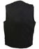 Image #2 - Milwaukee Leather Men's 4X Classic Snap Front Denim Biker Vest, , hi-res
