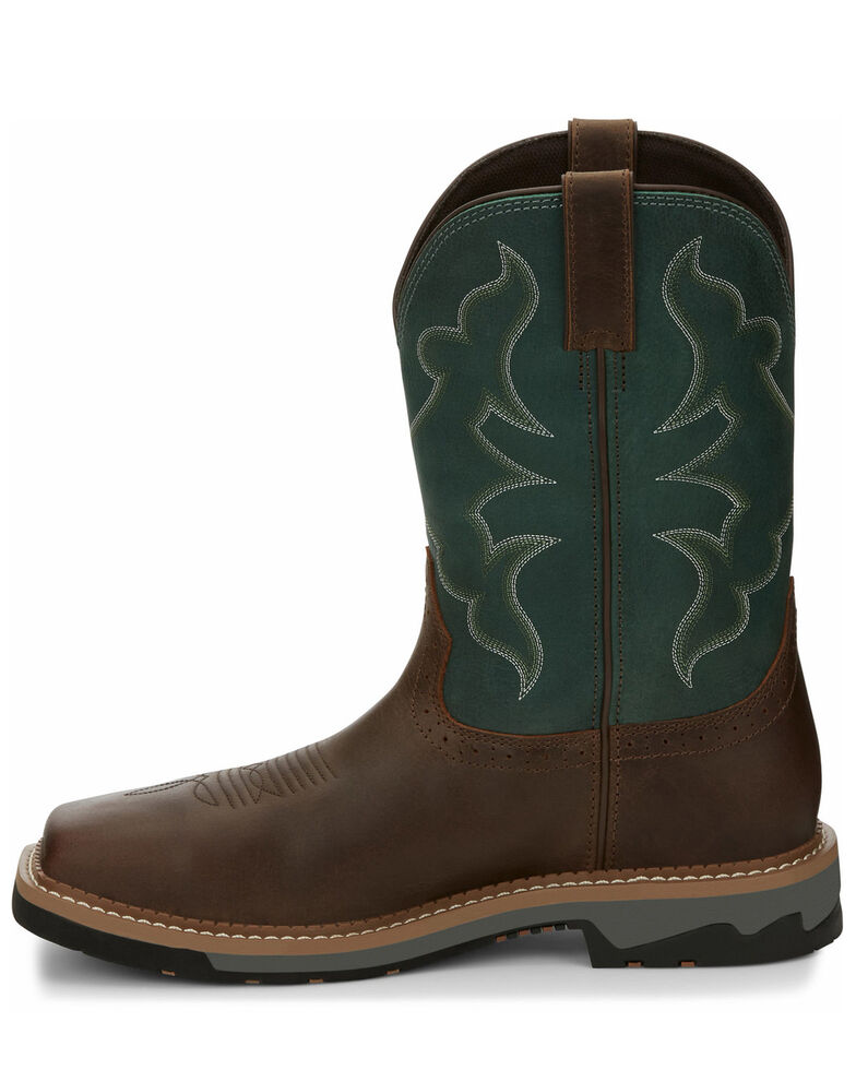 justin original work boots composite toe