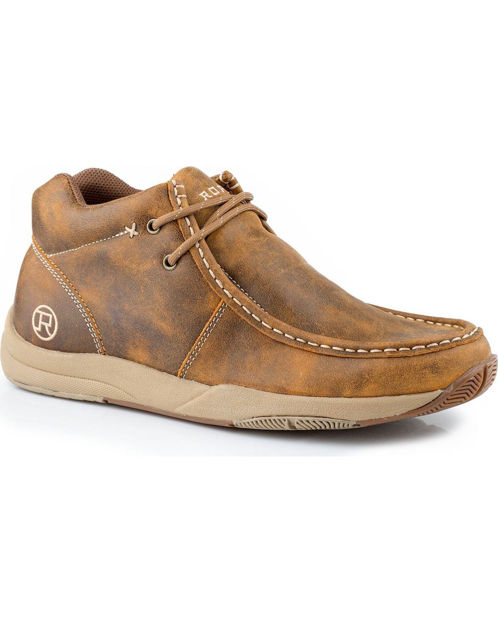 Image #1 - Roper Men's Casual Chukka Boots, Tan, hi-res