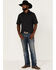 Cinch Men's ARENAFLEX Mini Stripe Short Sleeve Polo Shirt , Black, hi-res