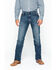 Image #2 - Wrangler Retro Men's Layton Medium Wash Low Rise Slim Bootcut Jeans - Tall, Indigo, hi-res