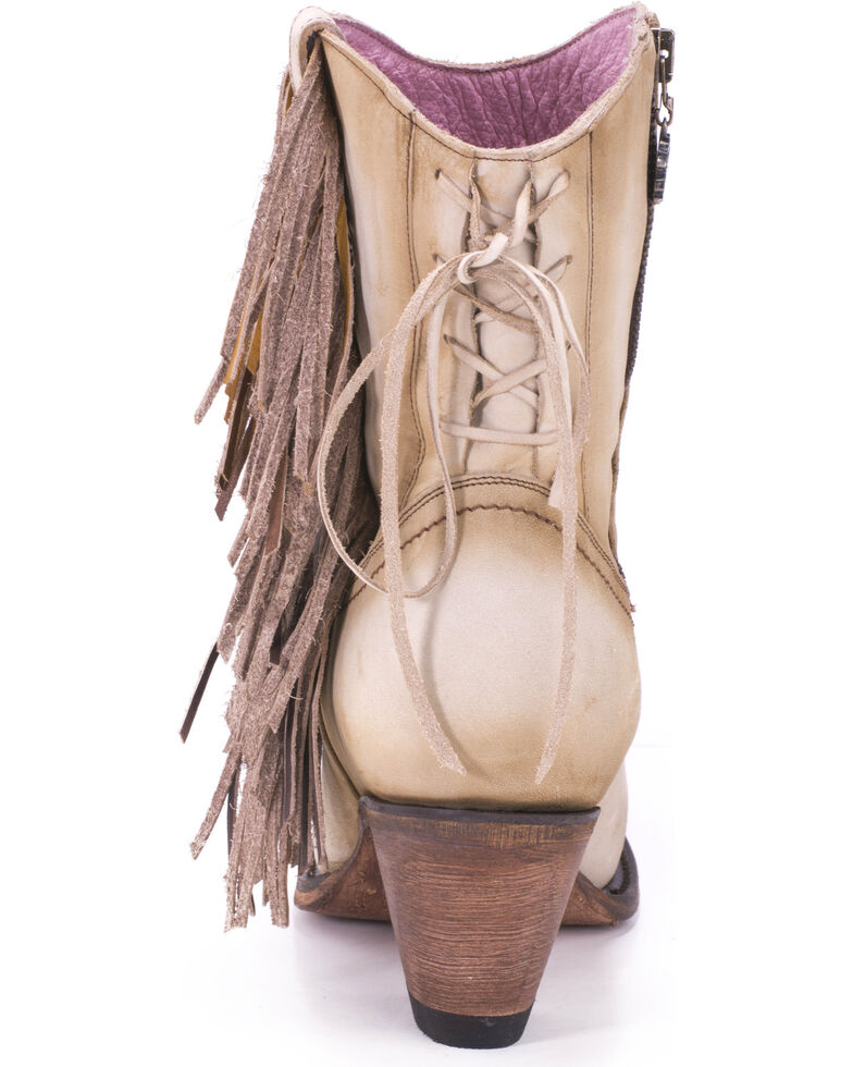 Junk Gypsy by Lane Cream Spirit Animal Ankle Boots - Snip ...