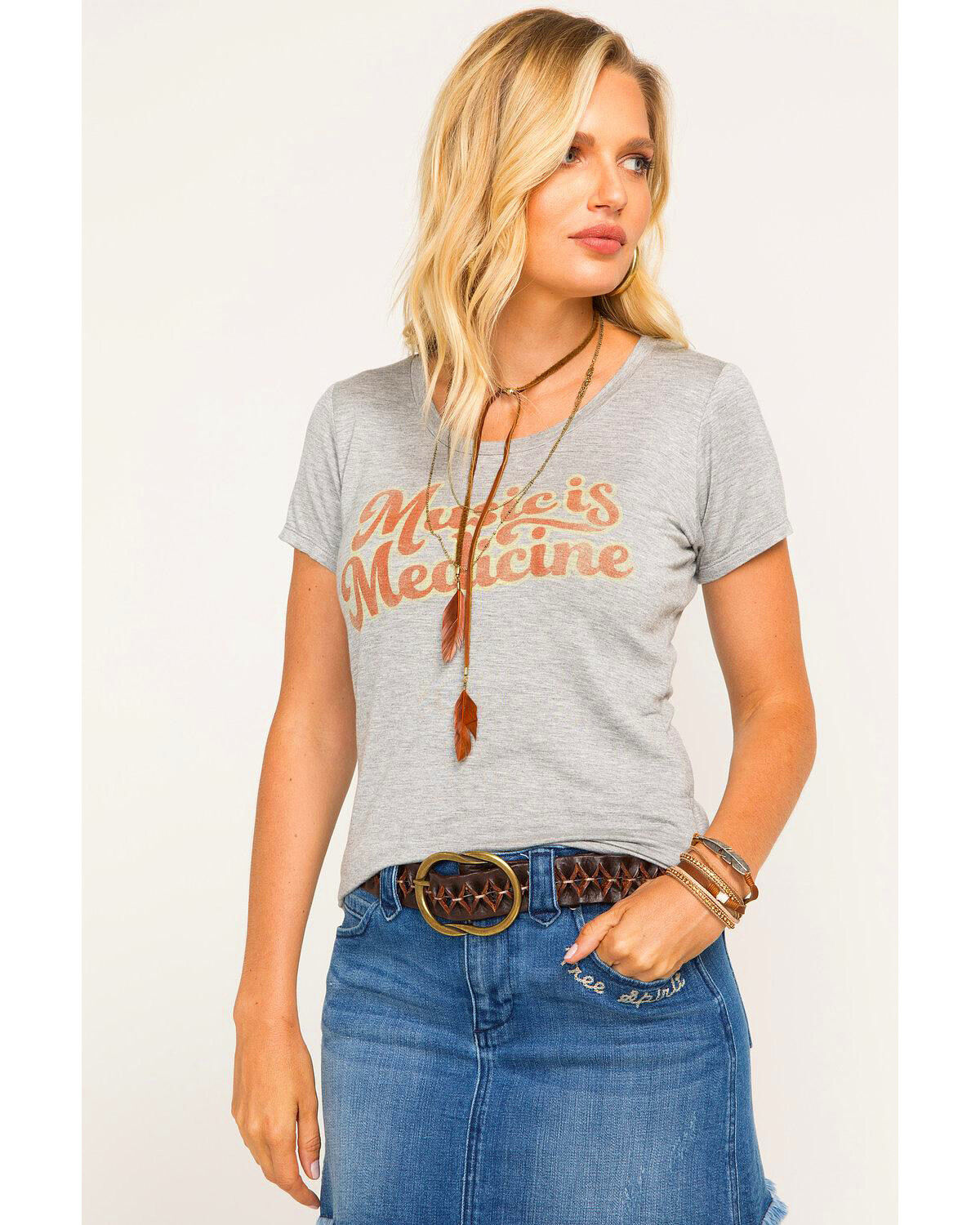 Image #2 - Idyllwind Women's Music Is Medicine Trustie Tee, , hi-res