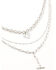 Image #1 - Shyanne Women's Layered Bar Lariat Necklace, Silver, hi-res