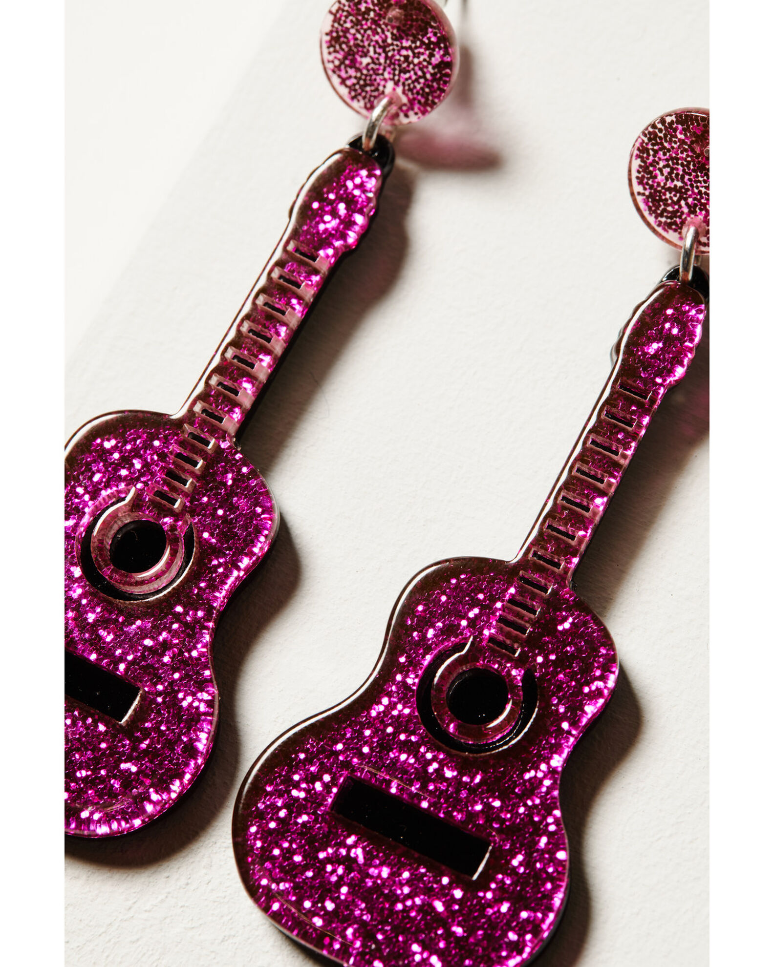 Idyllwind Women's Pink Lady Nashville Guitar Earrings